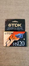 TDK Color 8mm HS Precision 120 Camcorder Video Cassette Tape Brand New Sealed