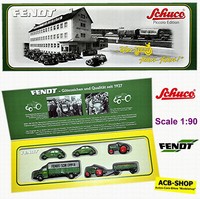 Set Fendt Ersatzteildienst Set Mit 5 Modelle 1:90 Schuco Piccolo 05215
