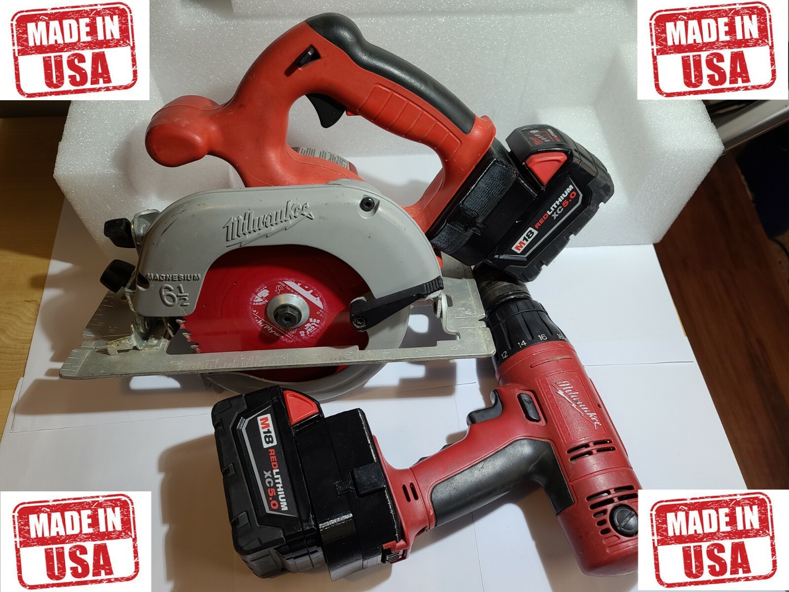 Milwaukee M18 Lithium battery to V18 Nicad tool adapter Global shipping