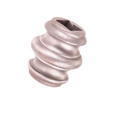 Borchia in ferro battuto per ringhiera cancello decoro scale foro quadro