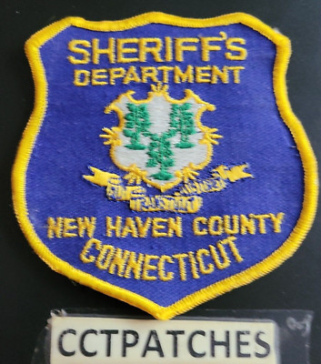 NEW HAVEN COUNTY, CONNECTICUT SHERIFF SHOULDER PATCH CT | eBay