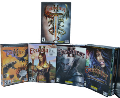 Everquest 2 Physical Copies Set of a Lifetime   - RARE FIND ALL IN ONE SPOT!!!!