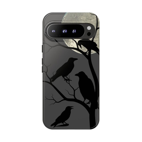 Robuste Handyhülle Gray Ravens Murder of Crows Moon für iPhone & Samsung Galaxy - Bild 136 von 292