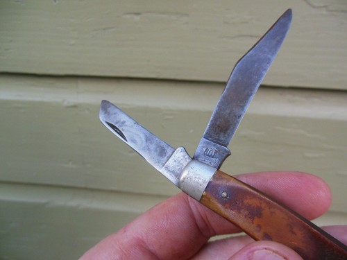 Vintage Schrade Walden Old Timer 80T Stockman 3 Blade Pocket Knife - USA - Picture 8 of 10