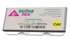 Universal FasTrak Toll Tag Holder. Clear, Fits ALL FasTrak Models. Made in USA