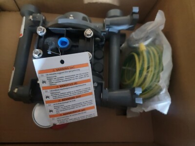 Aro Pd03p-Ads-Dcc Double Diaphragm Pump, Acetal, Air Operated, Hytrel, 10.6 Gpm 