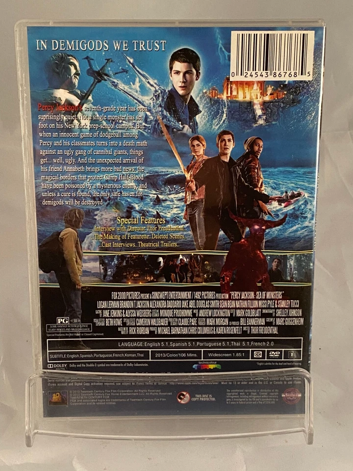 Percy Jackson: Sea of Monsters (2013) DVD - Image 2 of 2