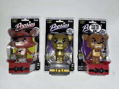 Funko Popsies Five Nights At Freddy's FOXY FREDDY Gold FAZBEAR (9)