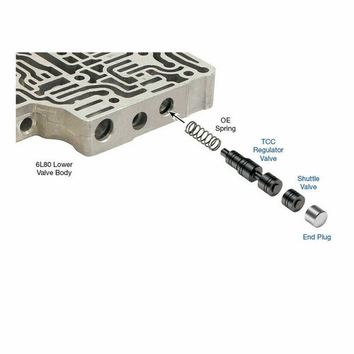 . 6l80e sonnax 10474007K Regulator Valve Kit, Torque Converter Clutch