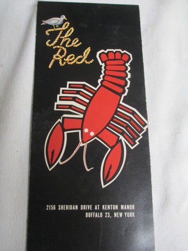 THE RED LOBSTER MENU SHERIDAN DR, BUFFALO, NY