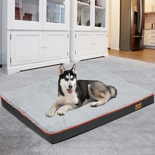 Large Block Platform Dog Bed Improves Circulation Foam Pet Crate Car Travel Bed
