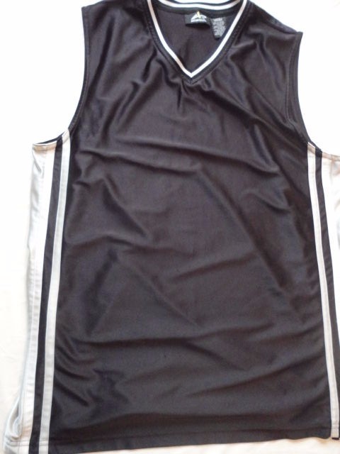 ATHLETECH Jersey Black / Gray Sleeveless - Athletic Shirt - Size - Large | eBay