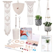 MIGO Creates Macrame Kits for Adults Beginners with 126 Macrame Supplies and 7 P