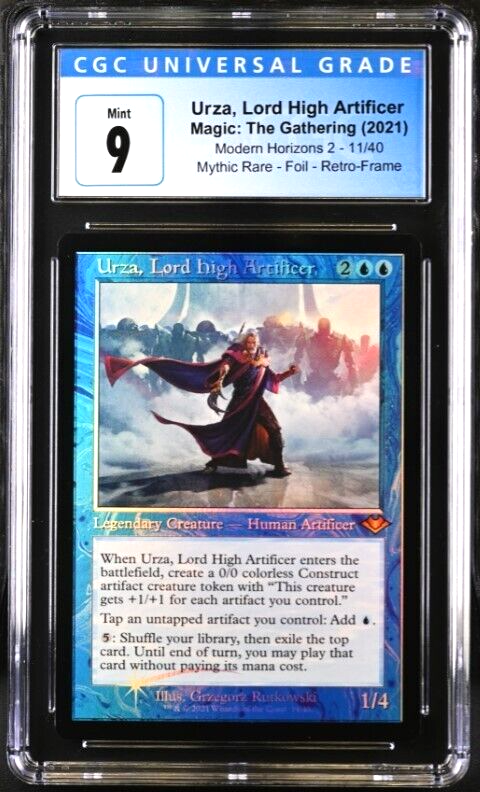 2021 MTG URZA, LORD HIGH ARTIFICER CGC 9 MH2 Mythic Rare Foil