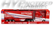 NEW RAY 1:32 HONDA RED TEAM HRC SEMI TRUCK  LONG HAUL TRUCKER 10893