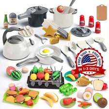 Accesorios De Cocina De Juguete Jara Ni os, Juego De Cocina Con 105 Piezas NUEVO