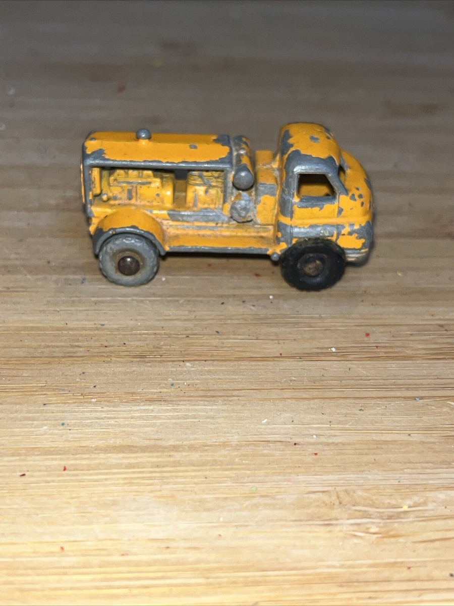 Lesney Moko Matchbox #28-A Bedford Compressor Truck Metal Wheels 1956