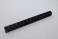 Lego Technic 2X Lochstein 1X14 Brick Holes 32018 Schwarz Black