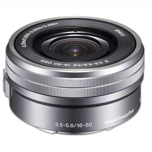 Sony E PZ 16-50mm f/3.5-5.6 OSS Lens For Sony E-Mount Cameras Black/ Silver NEW - Picture 21 of 22