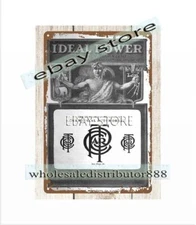 1910 Ideal Power Chicago Pneumatic Tool Co workshop garage metal tin sign