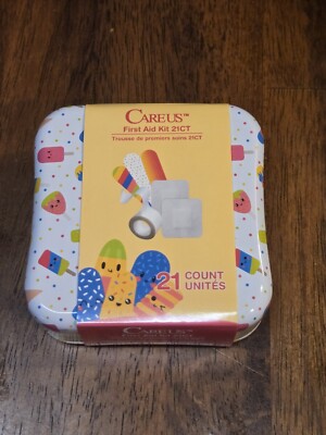 NEW, UNOPENED  CareUs First Aid Kit Welly Dupe!! 21 Piece Kit! Ice Cream Design