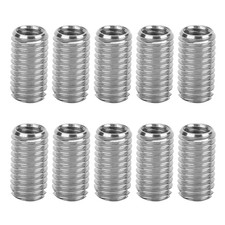 10Pcs Thread Inserts Stainless Steel Female M6 X 1.0Mm, Male M8 X 1.25Mm Threade