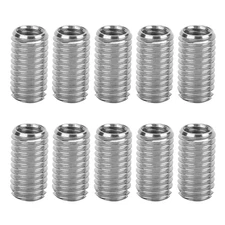 10Pcs Thread Inserts Stainless Steel Female M6 X 1.0Mm, Male M8 X 1.25Mm Threade