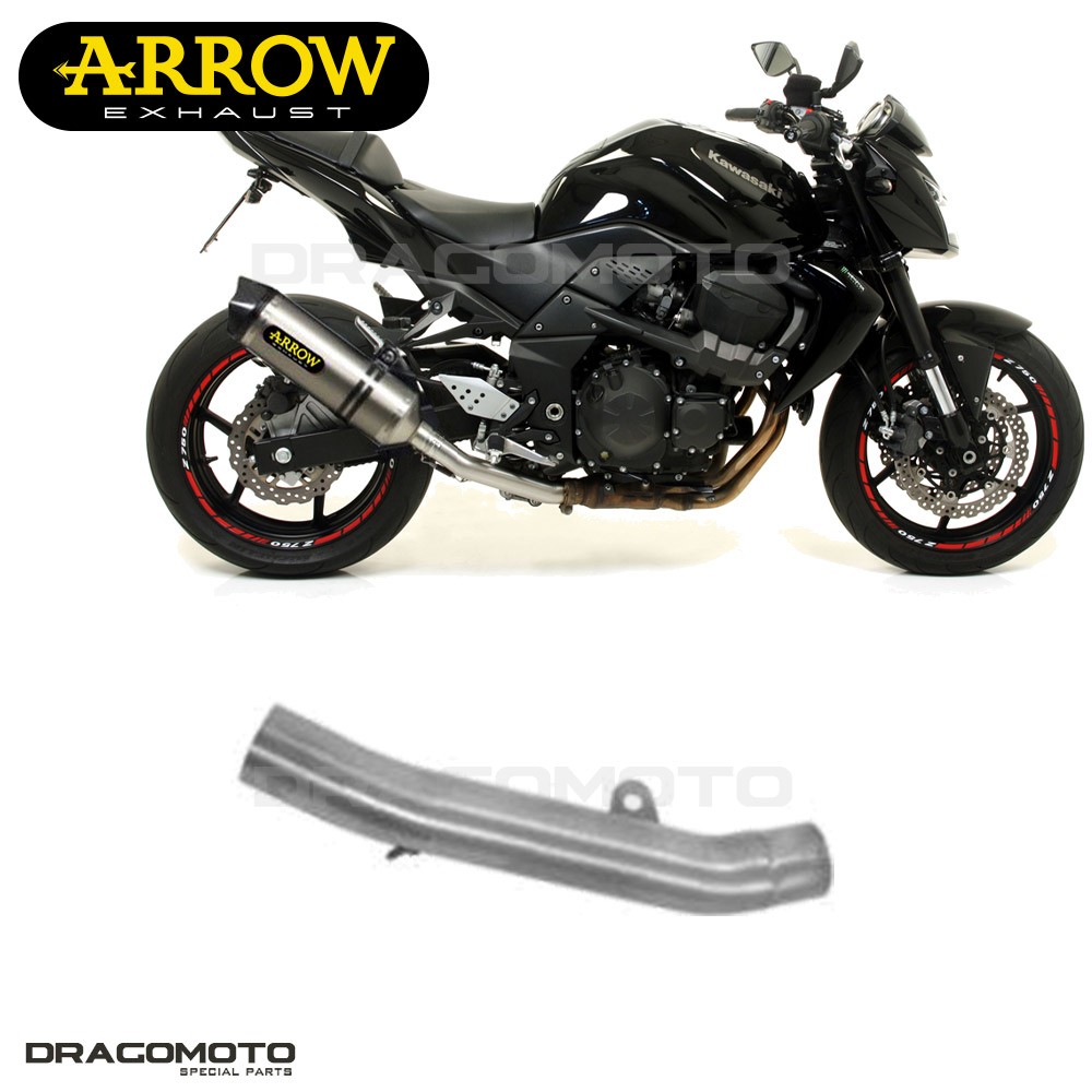 Tuyaux d'échappement Kawasaki Z 750 Arrow pour remplacer le raccord d'origine 2009