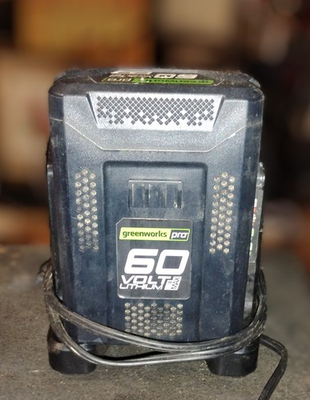 #ad #ad Greenworks 60v 2.5ah battery and charger $58.00