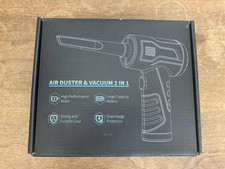 Cordless Electric Compressed Air Duster  Vacuum 2 in 1