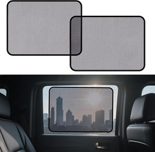Square Car Window Shades for Baby   2 Pack Static Cling Rear Side Window Sun Sha