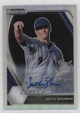 2021 Panini Prizm Draft Picks Silver Prizm Auto Seth Shuman #PDP208 Auto rf2