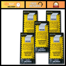 5000 Stamp Hinges - Pack of 5, Perfect for Collectors, Archival Quality, Durable