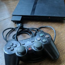 Sony PlayStation 2 PS2 Slim Black Console SCPH-70003 crash twin sanity game