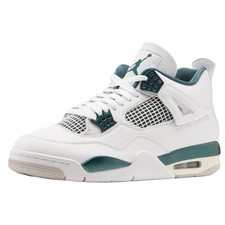 Air Jordan 4 Retro Oxidized Green Men's Shoes FQ8138-103, White/White/Neutral