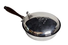 Vtg Sheffield Silver Plated Silent Butler Horse Lid Crumb Catcher Pan EPC 300 