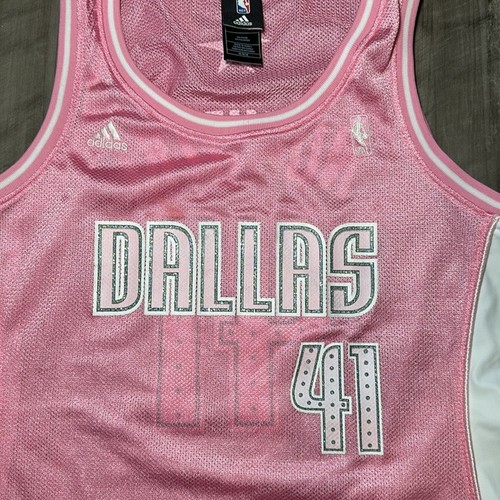 Dirk Nowitzki Dallas Mavericks Adidas NBA for Her Youth Jersey - Medium - Picture 5 of 6