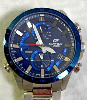 Casio Edifice ECB-900DB-1BER 48.mm Silver Stainless Steel Case with Silver...