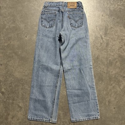 ヴィンテージ90s LEVI’S 569 USA製　リーバイスシルバータブ565 Vintage 90s Levis 565 Orange Tab Jeans Mens 24x26 Blue Wide Leg