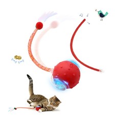Interactive Cat Toys Automatic Moving Cats Toy with Elastic Mesh Bell Tail
