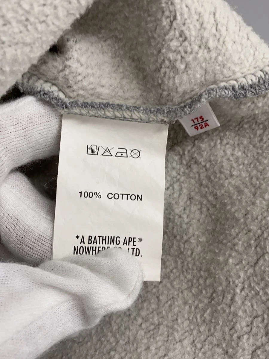A BATHING APE (BAPE) Felpa con cappuccio AAPE BY A BATHING APE grigia M usata