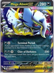 Mega Absol ex 086/132 Mega Evolution Double Rare Holo