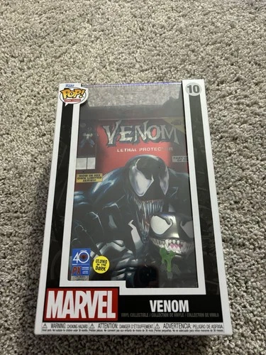 Funko Pop! Comic Book Cover with case: Marvel - Venom -  (Exclusive) #10