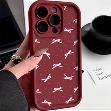 Case For OPPO A5/A6Pro/A60/A80/Reno 15/Realme C85 Bowknot ShockProof Phone Cover