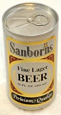 VTG 1970's Sanborns-Premium Quality 🍺-Pearl Brew-Texas-12 oz-Alum. Beer Can