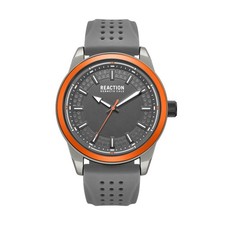 Kenneth Cole Reaction Men's Analog Watch With Gray Silicone Strap KRWGM7005304