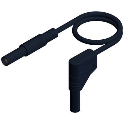 SKS Hirschmann MLS WG 200/2,5 sw Sicherheits-Messleitung Lamellenstecker 4 mm...