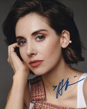 ALISON BRIE signed autograph 20x25cm GLOW in person autograph COA