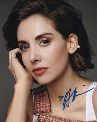ALISON BRIE signed Autogramm 20x25cm GLOW in Person autograph COA