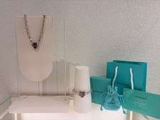 Return To Tiffany 925 Choker Necklace & Bracelet Set in Sterling Silver